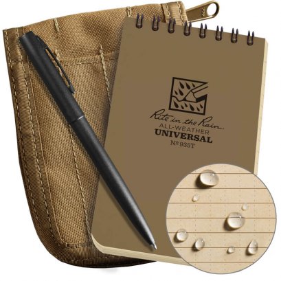 Rite in The Rain Notebook 3x5 Kit - Tan